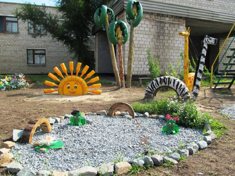 оформление двора детского сада своими руками фото